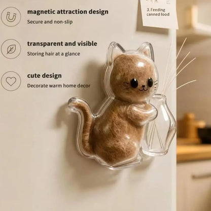 2 Pcs Cute Fridge Magnets Whisker Holder - Transparent Acrylic Magnetic Item, Refrigerator Decorating Magnets, Home Supplies Gift for Cat Owners