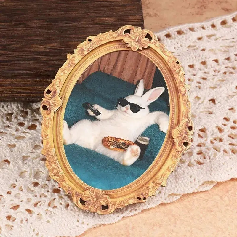 Funny Rabbit Fridge Magnet, Cute Animal Magnet, Mini Decorative Magnet, Kitchen & Living Room Decoration, Perfect Gift, Home Decor