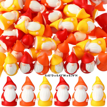 Gejoy Mini Gnomes Figures to Hide Supper Miniature Gnome Statues Cute Little Gnomes Ornament Mini 3D Gnomes Decor for Summer Holiday to Hide and Seek Game Home Decoration Essentials,Halloween Gift